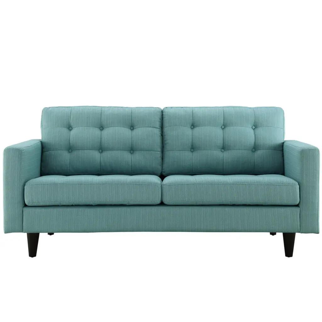 Ergode Empress Laguna Upholstered Fabric Loveseat