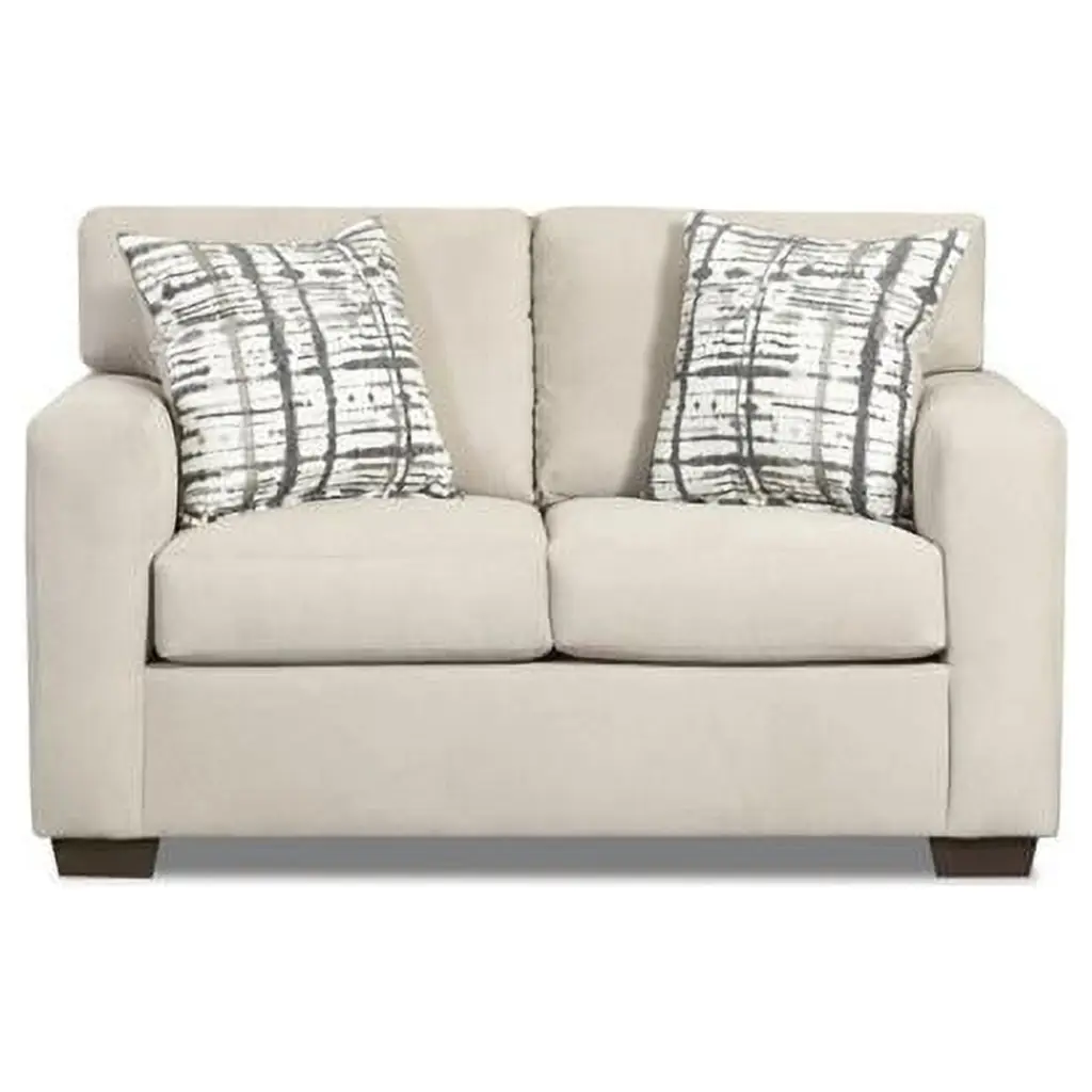 Neo Living NL730-GRAY-MASL-LOVE Natalie Loveseat Sofa Gray Upholstered