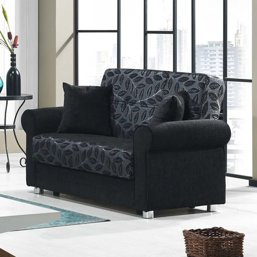 RIO GRANDE LOVESEAT BLACK Ottomanson