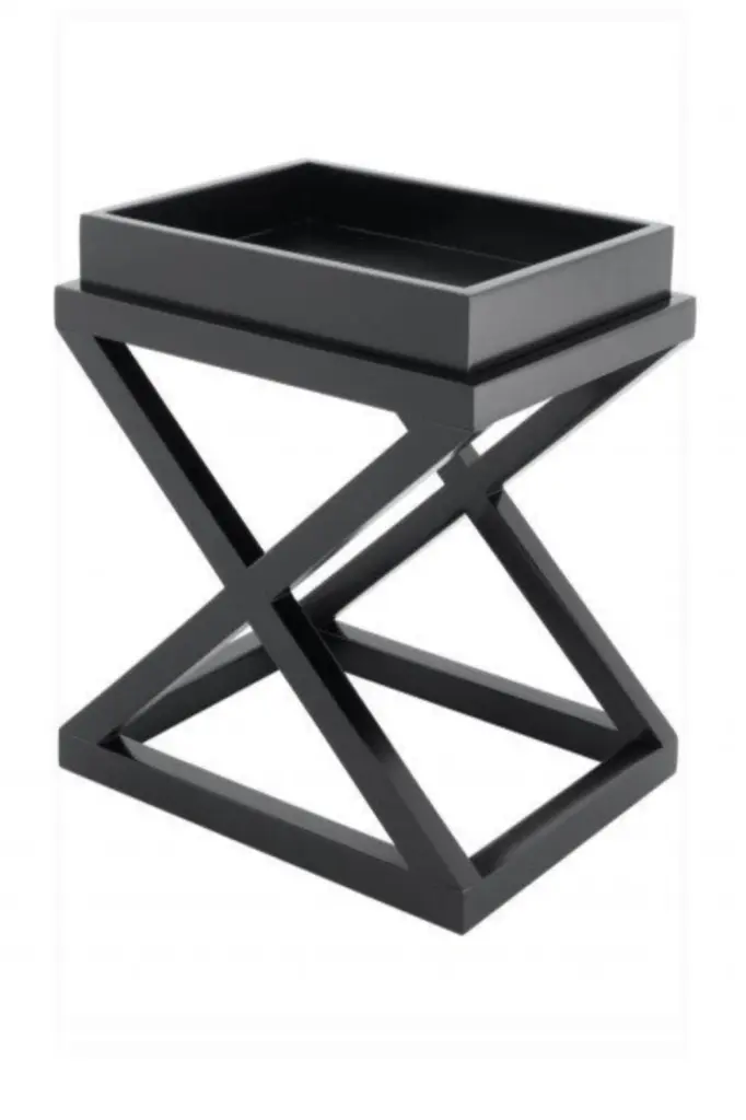 Eichholtz McArthur Black Side Table Contemporary Decor