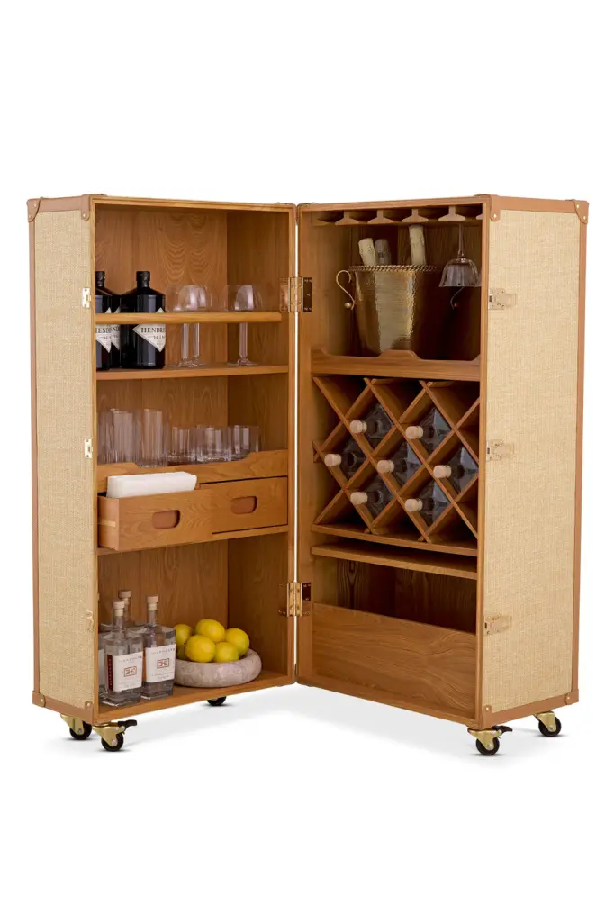 Eichholtz Martini Bianco Modern Wine Cabinet Luxury Home Bar Furniture