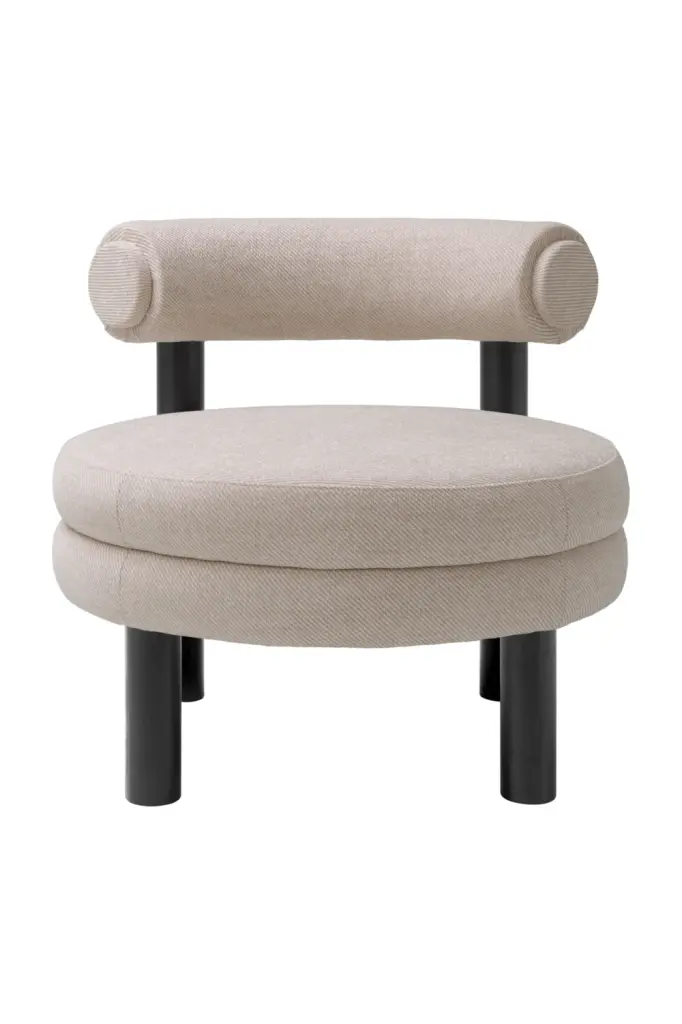 Cream Modern Lounge Chair Zoey Eichholtz Contemporary Living Room Furniture
