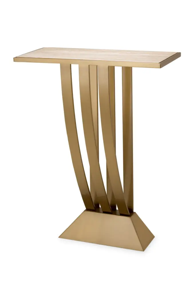 Travertine Modern Console Table Beau Deco Eichholtz Entryway Hall Table