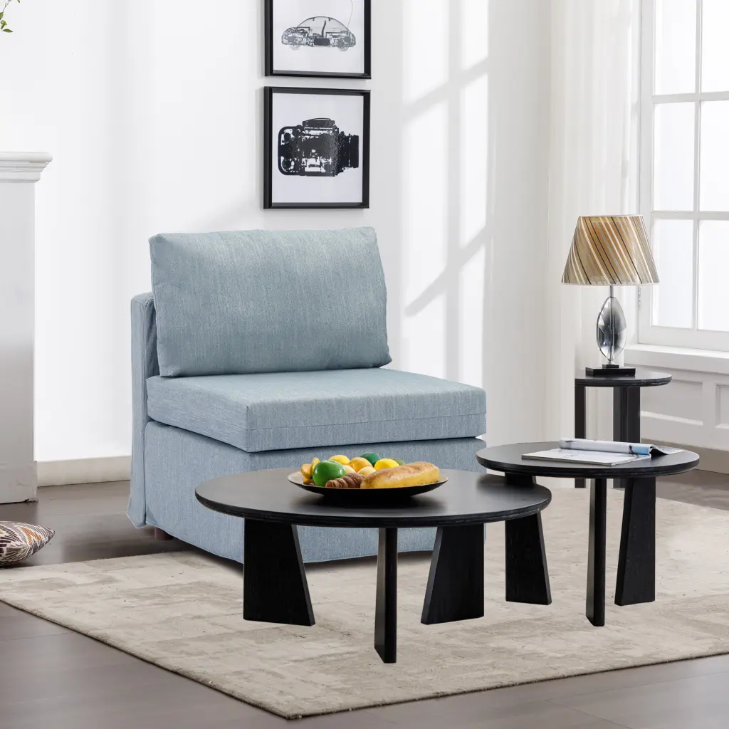 Fabric Linen Middle Module Modular Sofa 43.32 Inches Elevate Your Space Yeah Depot