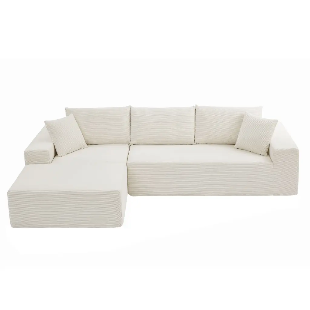 CoSoTower Modular Sectional Living Room Sofa Set Upholstered Sleeper Sofa Living Room Bedroom Salon 2 Pc Free Combination ...