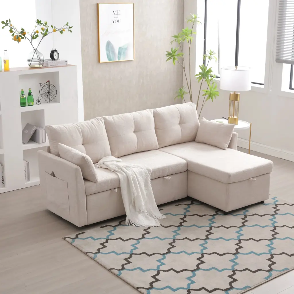 UNITED Modular Sectional Sofa L Shaped Couch Reversible Chaise and Storage Seats unknown