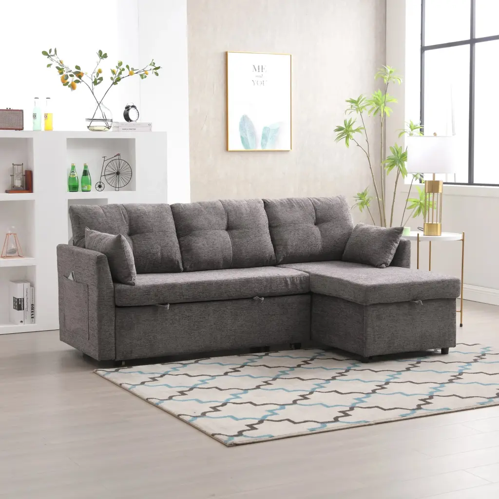 UNITED Modular Sectional Sofa L Shaped Couch Reversible Chaise and Storage Seats unknown