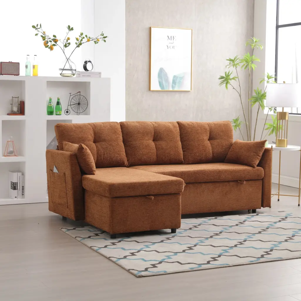 UNITED Modular Sectional Sofa L Shaped Couch Reversible Chaise and Storage Seats unknown