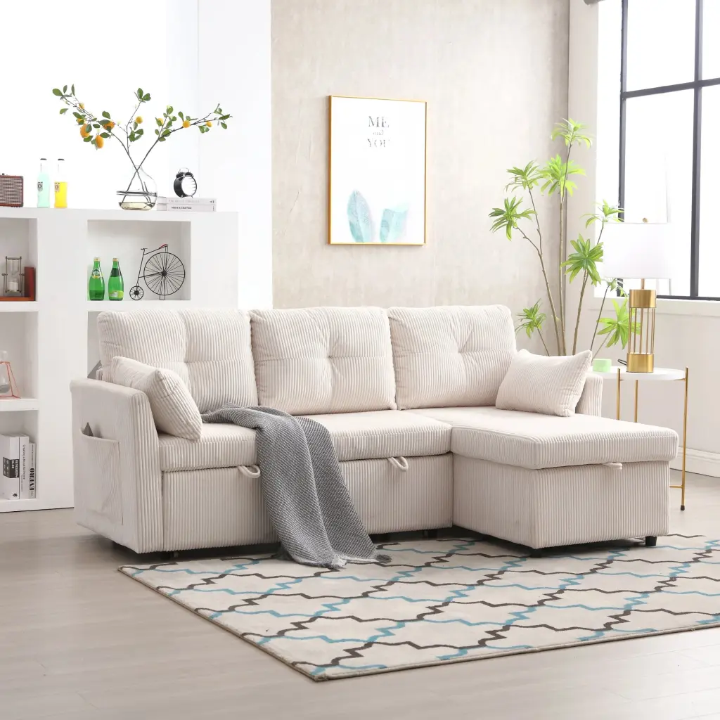 UNITED Modular Sectional Sofa L Shaped Couch Reversible Chaise and Storage Seats unknown