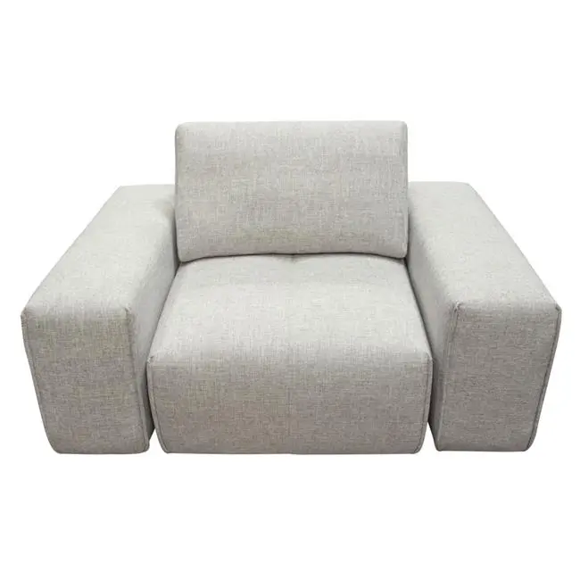 Diamond Sofa Jazz Modular 1-Seater Adjustable Backrest Light Brown Fabric