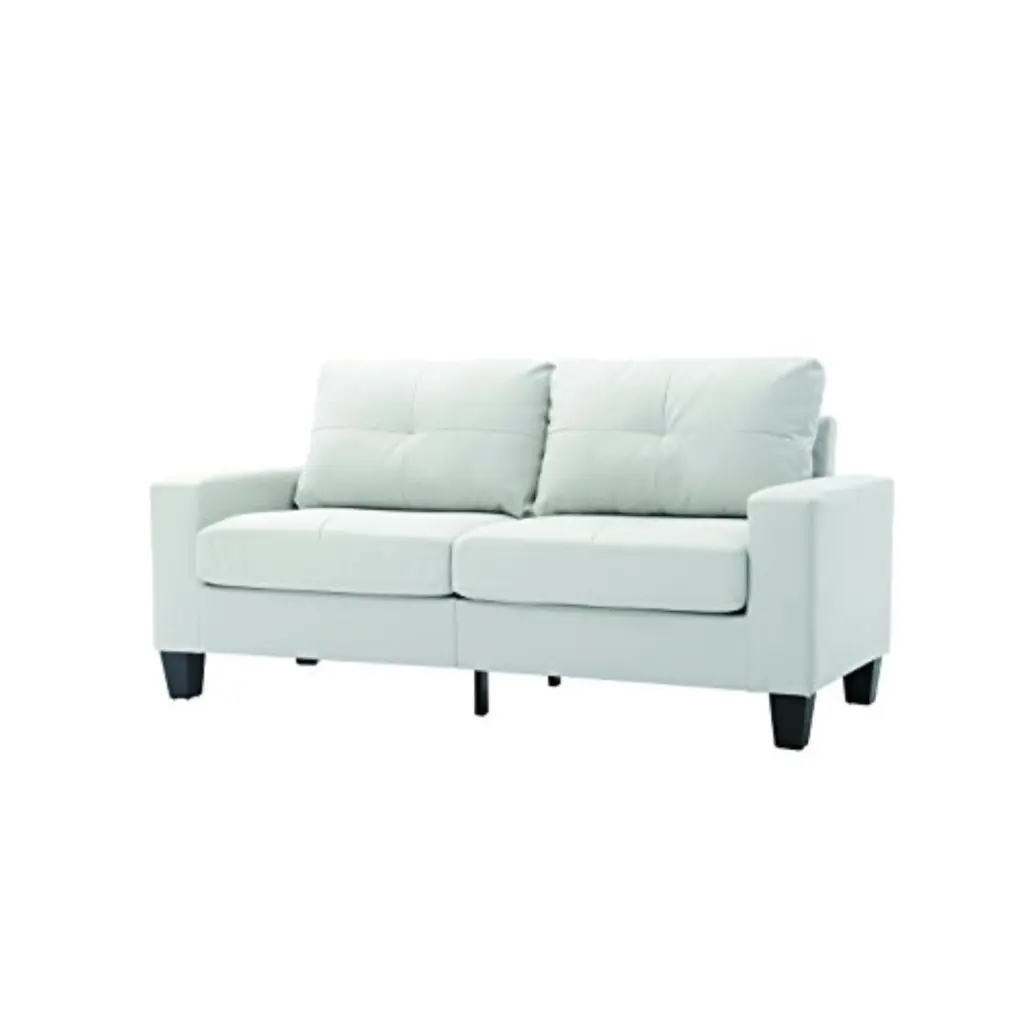 Glory Furniture Newbury Faux Leather Modular Sofa White