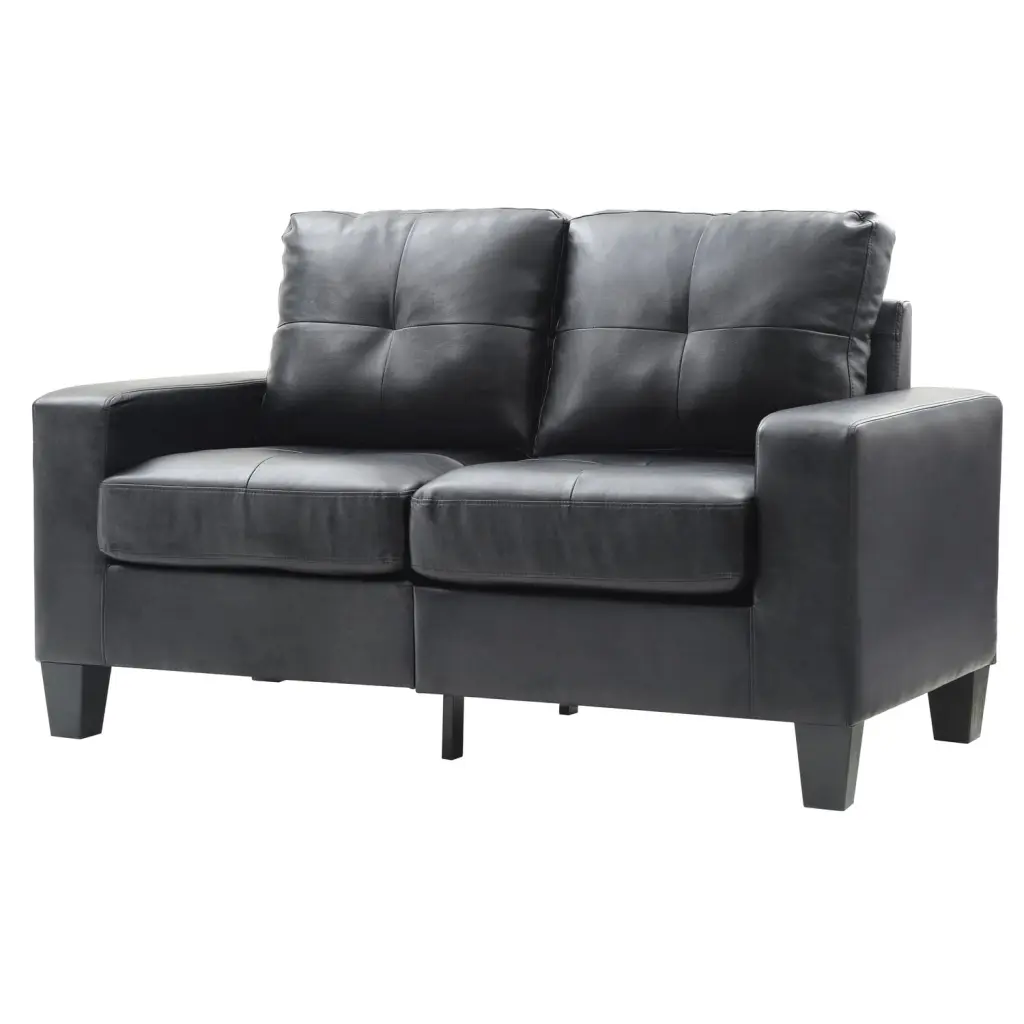 HomeStock Medieval Moods Modular Loveseat Black