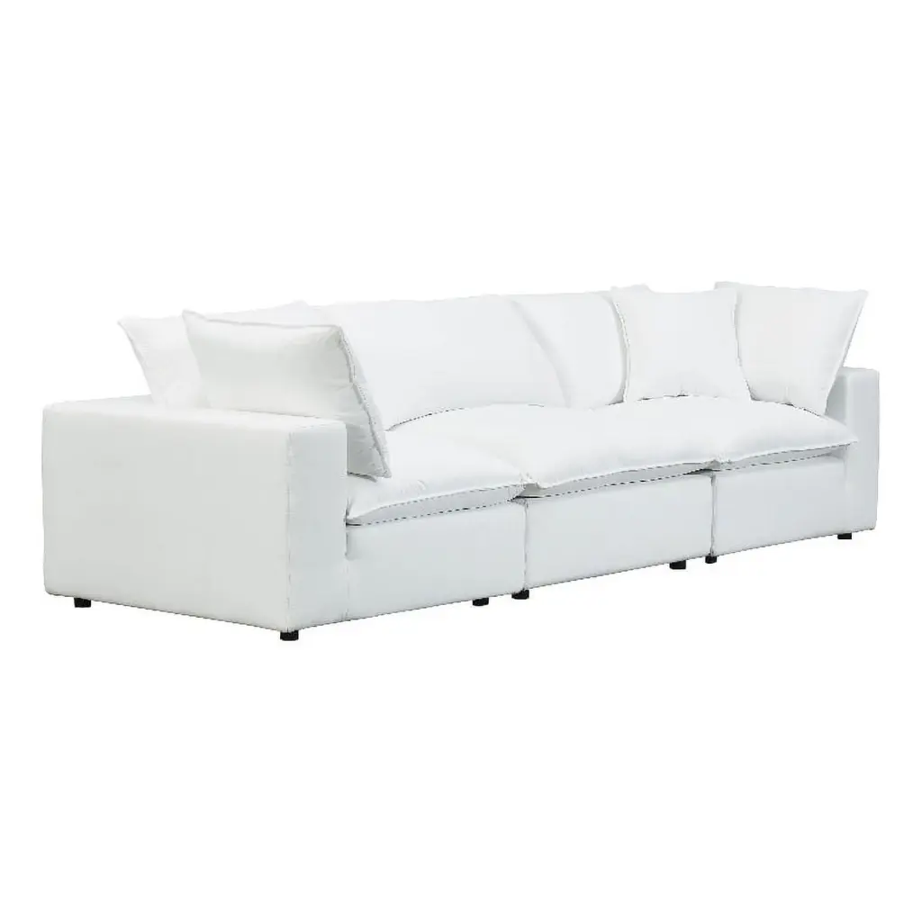 Pemberly Row Pearl Modular Sofa LiveSmart Performance Fabric
