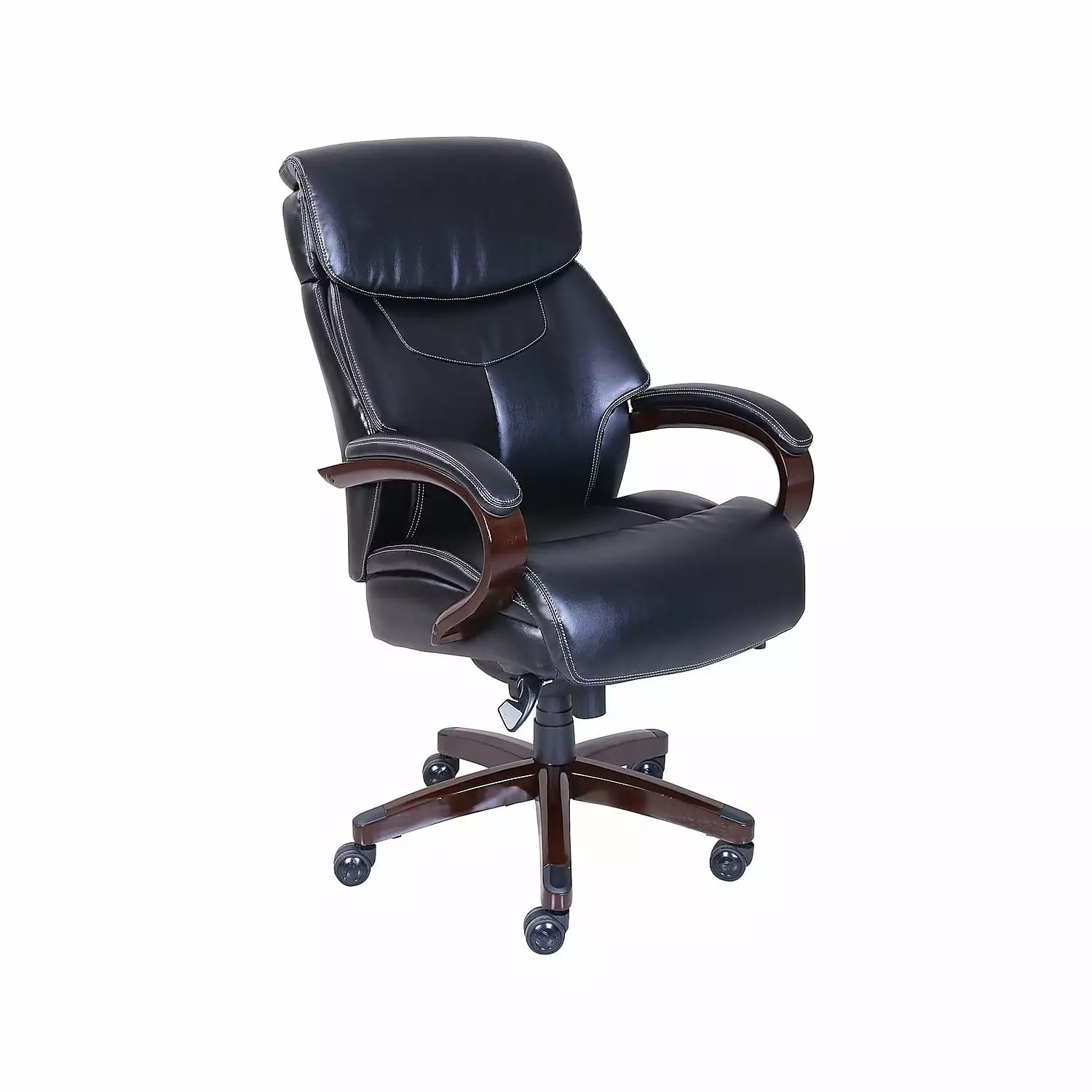 La-Z-Boy Bradley Bonded Leather Executive Chair Black 2-Pack True Manufacturing - Huzhou Plant