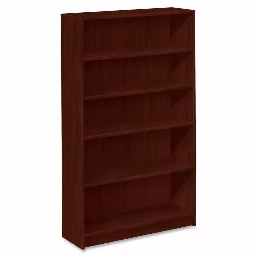 HON 1870 Series 5-Shelf Bookcase Mahogany - Durable Office Storage