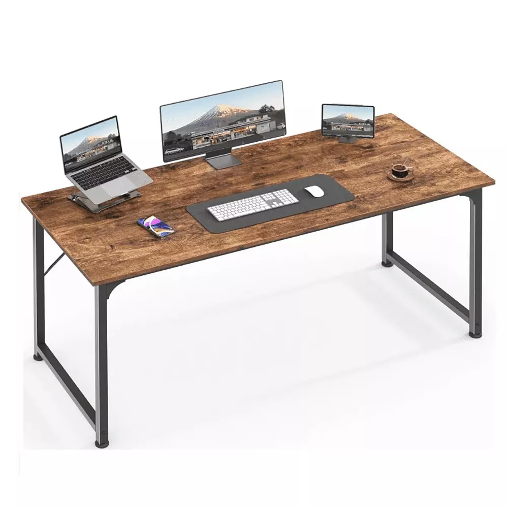 54 Inch Office Desk Gaming Desk Storage Home Office and Study DQMARTY