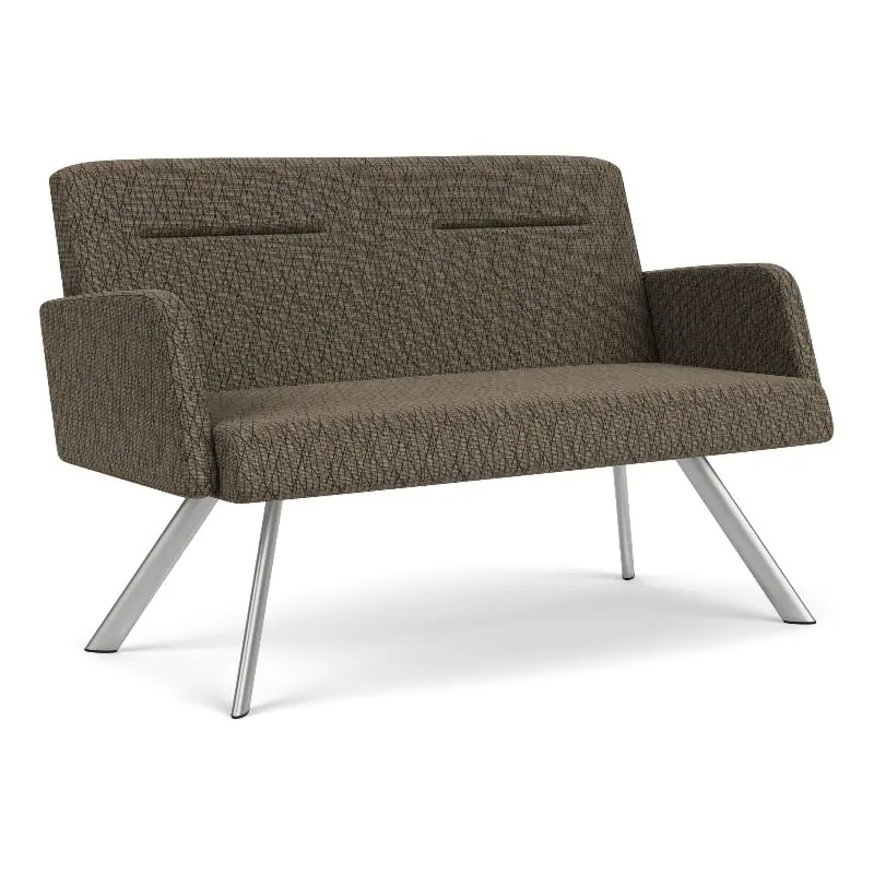 Willow Lounge Reception Loveseat - Ergonomic Steel Frame Design Comfort Lesro