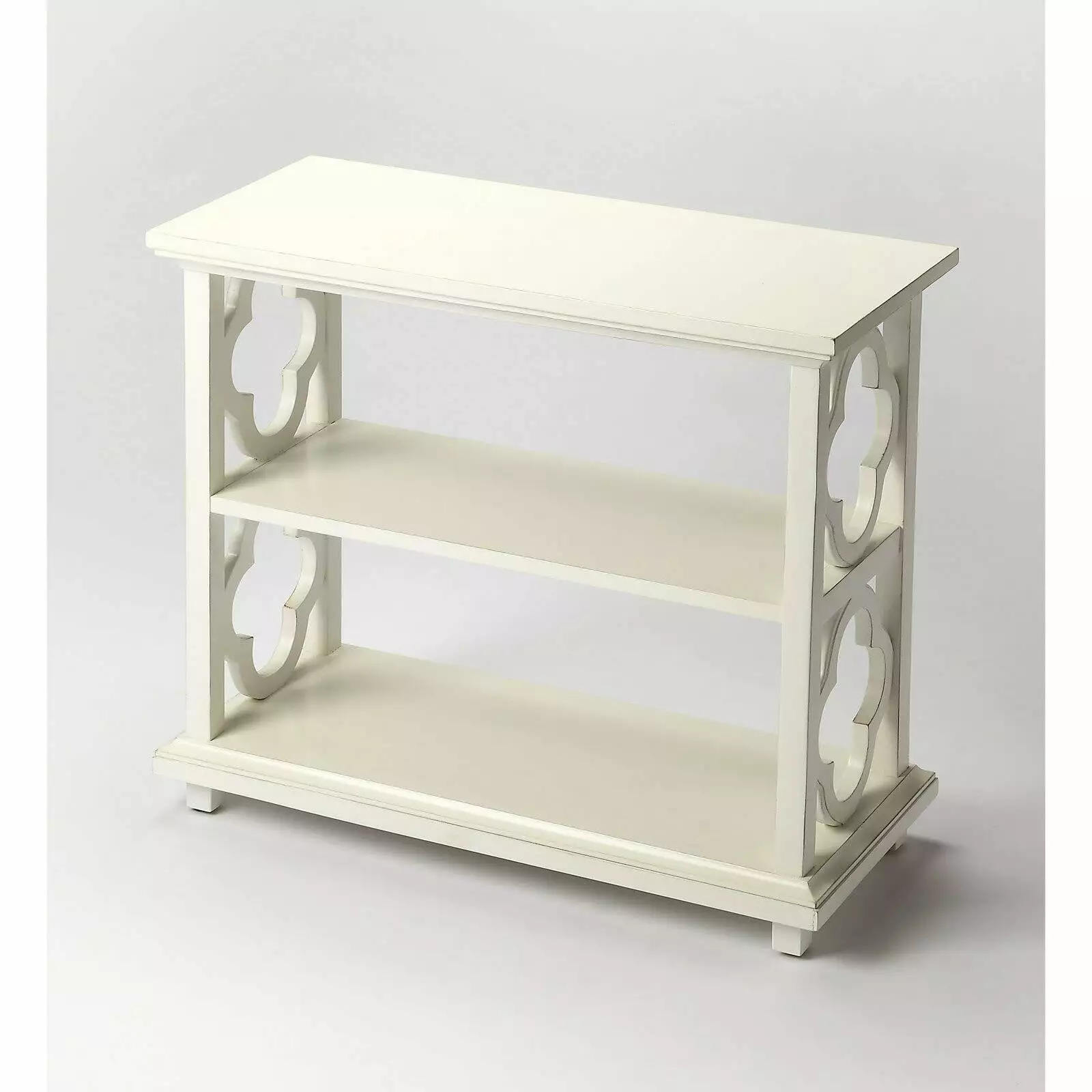 Butler Masterpiece Paloma Open Back Bookcase Cottage White Butler Specialty Company