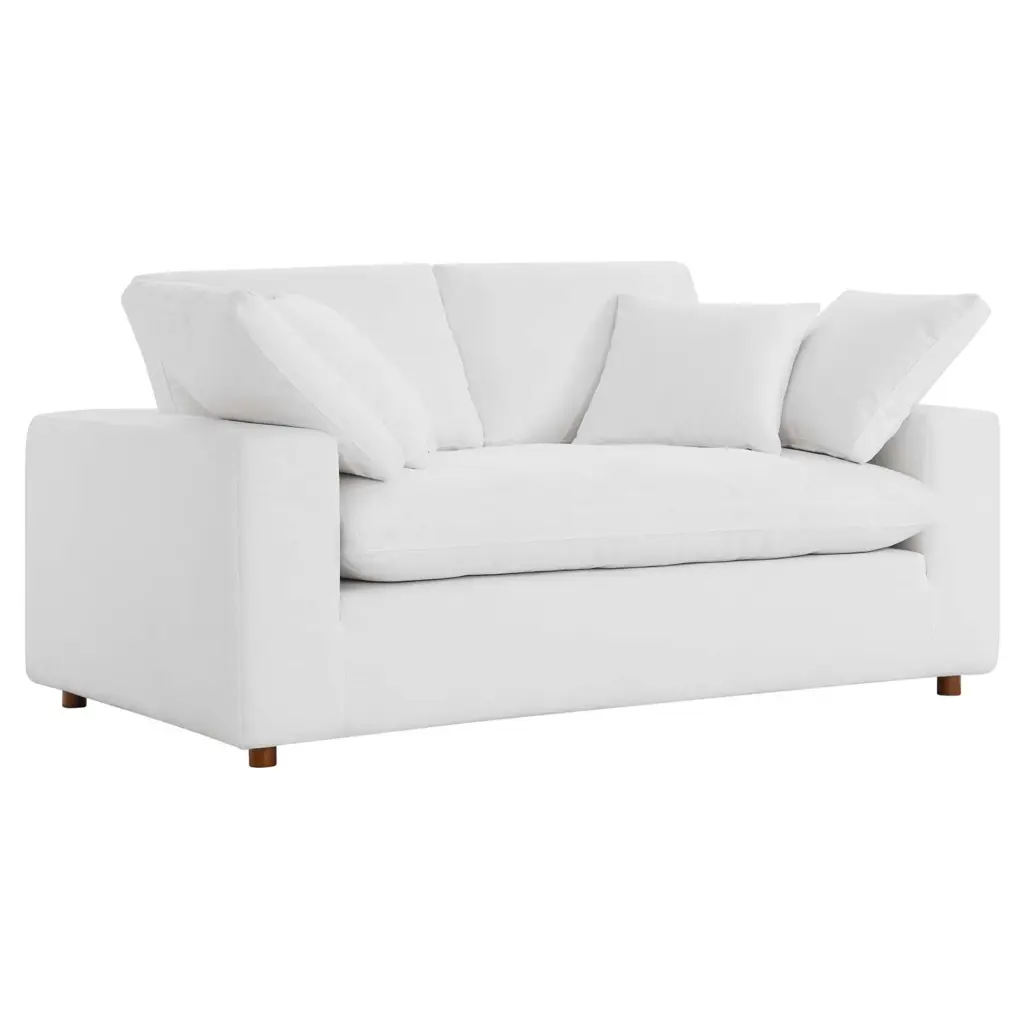Commix Down Filled Overstuffed Loveseat - Plush Comfort Sofa Cozy Living Spaces Modway