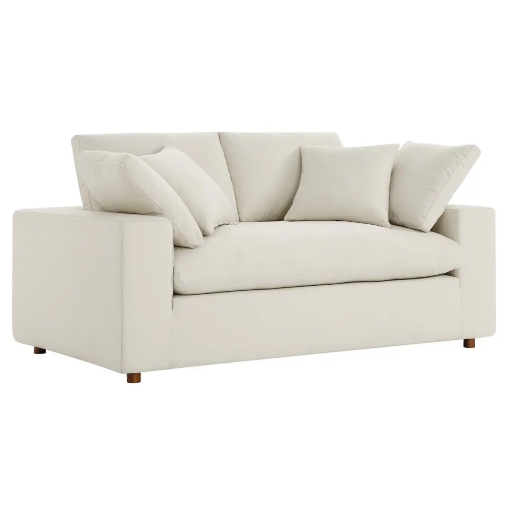 Commix Down Filled Overstuffed Loveseat - Plush Living Room Seating Modway