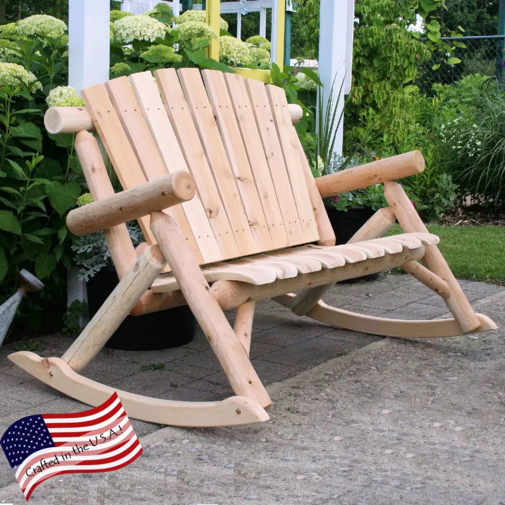 Lakeland Mills 4 Foot Rocking Love Seat Porch or Living Room