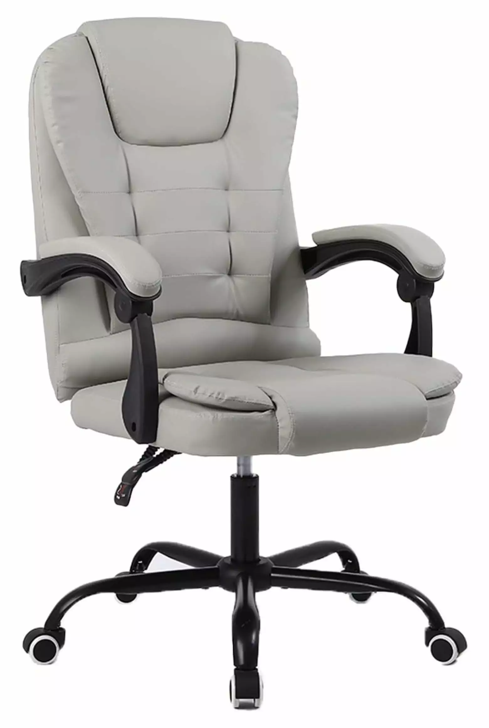 ZeloraGildan Office Chair Heavy Duty Executive Reclining Computer Swivel Chair Grey