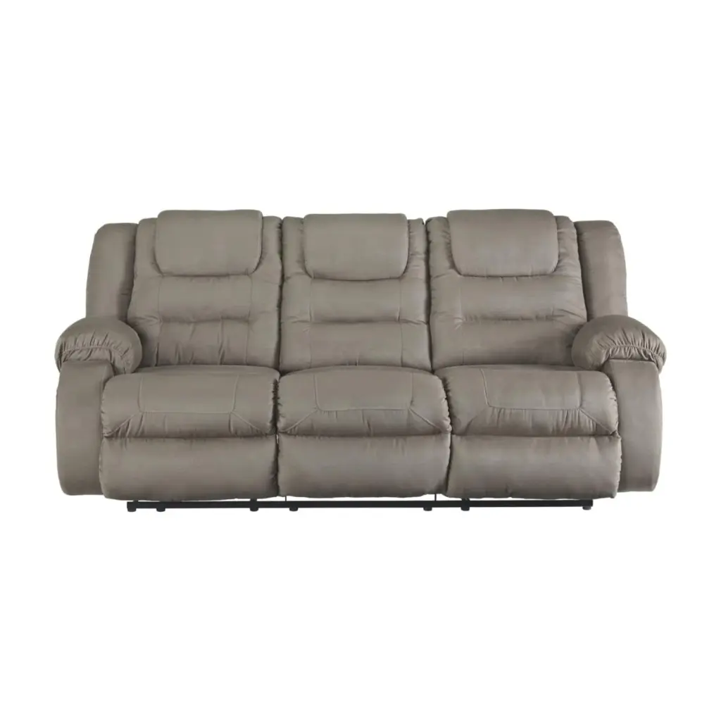 Signature Design Ashley McCade Reclining Sofa Cobblestone Gray Living Room Set Ashley Furniture