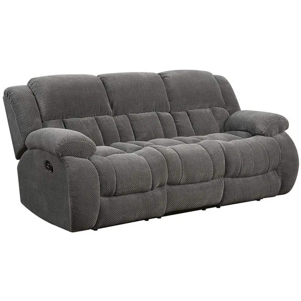 Bowery Hill Casual Reclining Sofa Charcoal