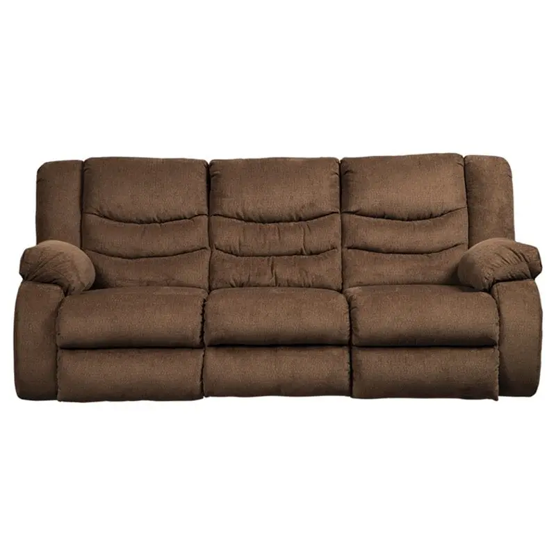 Bowery Hill Reclining Sofa Chocolate - Comfortable Living Room Furniture