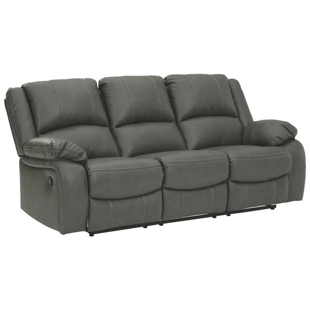 Bowery Hill Reclining Sofa Gray