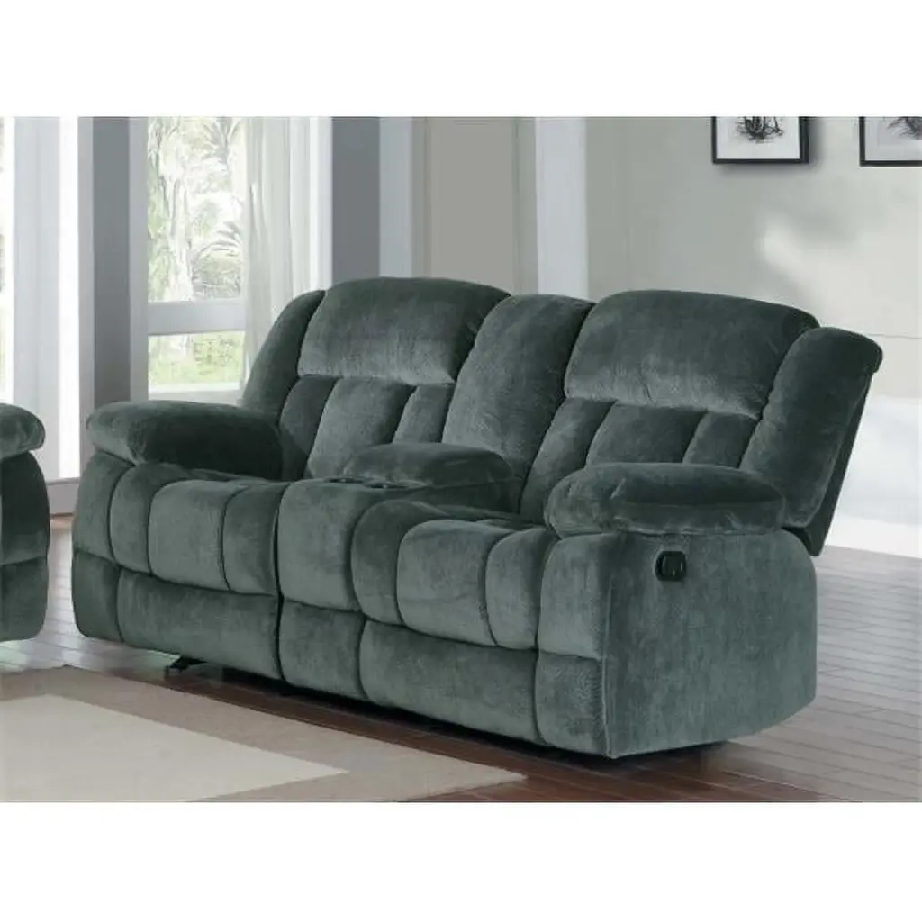 Laurelton Double Reclining Love Seat Chocolate Premium Comfort Made4Mattress