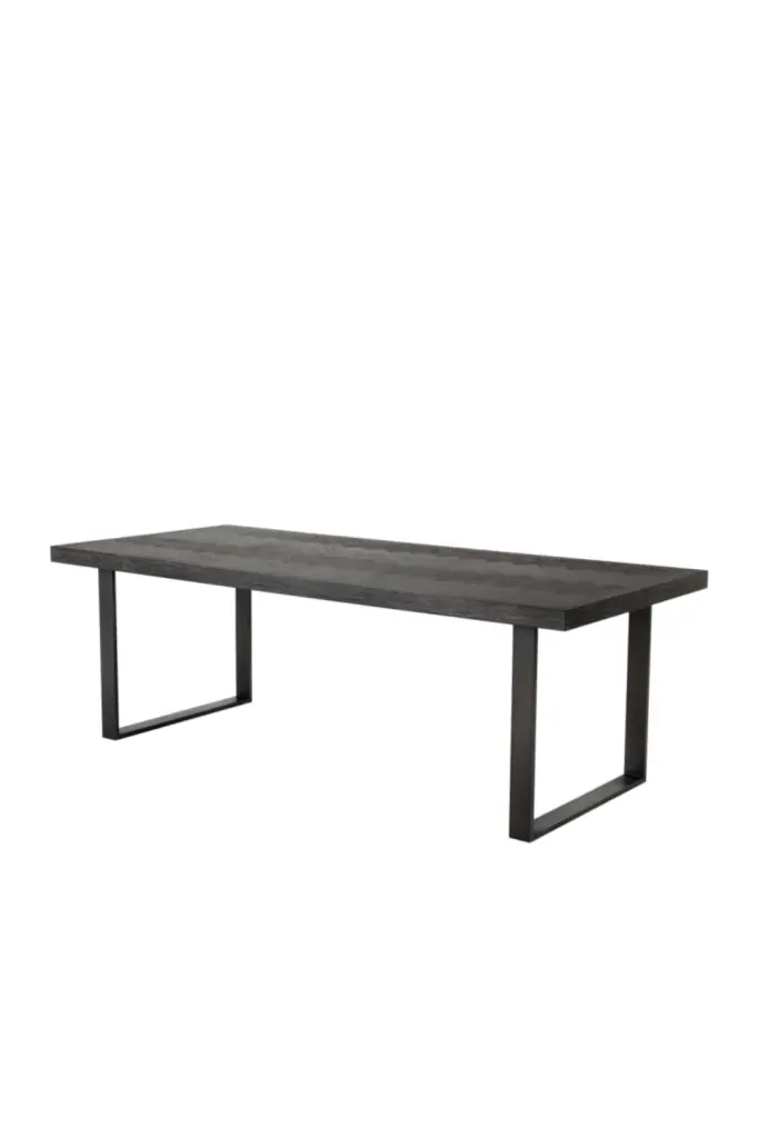 Bronze Oak Dining Table 90 Inches Eichholtz Melchior Modern Kitchen Table