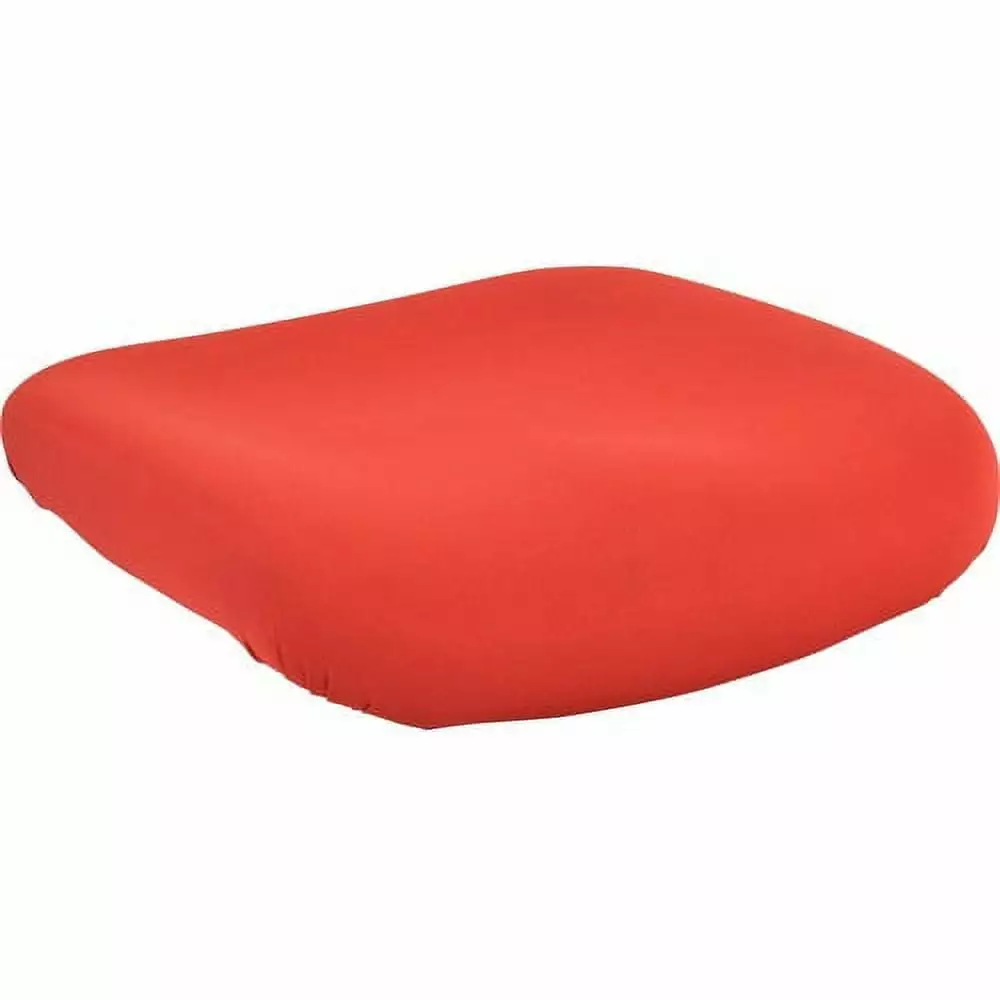 Lorell Padded Fabric Seat Cushion Conjure Executive Mid High-Back Chair Frame Red
