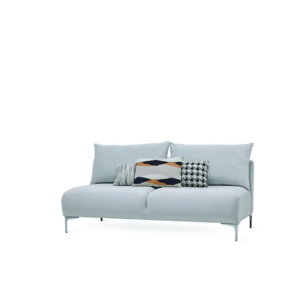 Enza Home Mayfair 2-Seater Polyester Fabric Sofa Module Off White