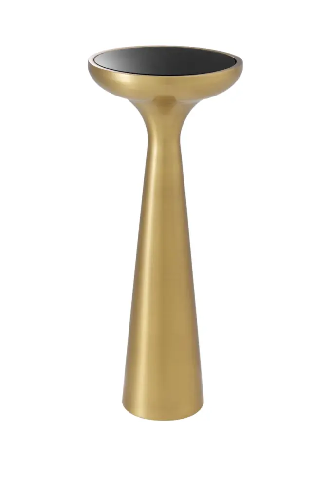 Brass Tower Side Table Eichholtz Lindos High Modern End Table