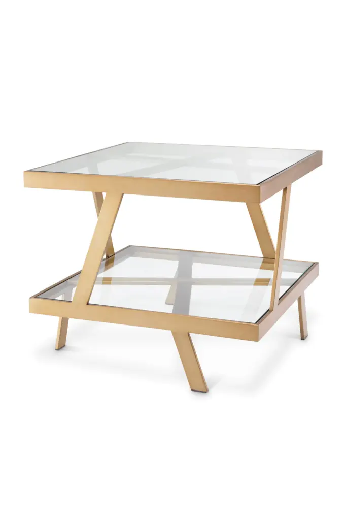 Eichholtz Billinghurst Two-Tier Glass Side Table Stylish