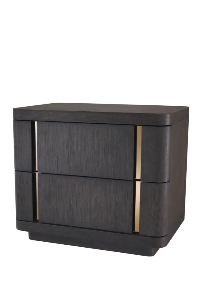 Eichholtz Modesto Scandinavian Mocha Side Table Compact Living Room