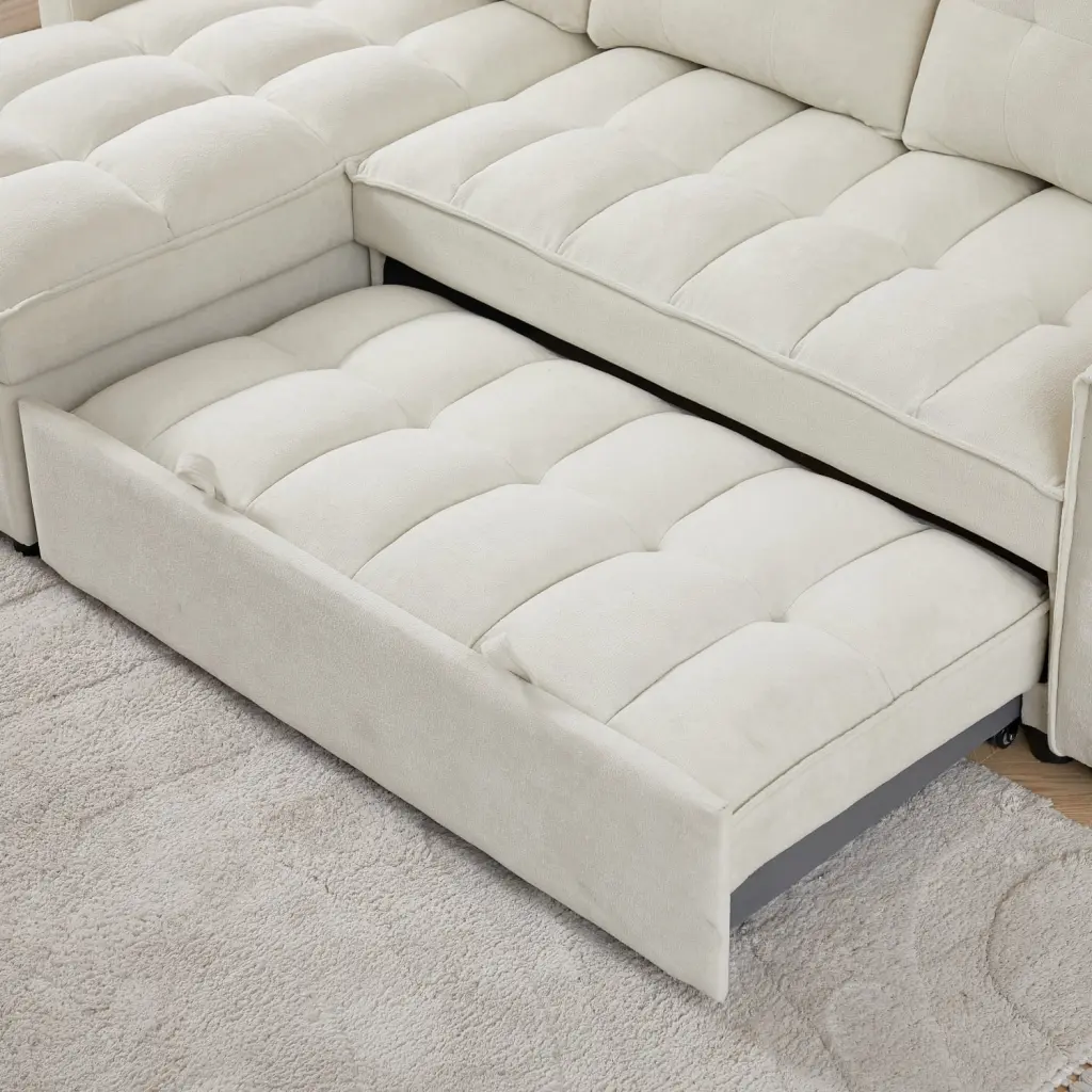Miekor 78.75 Reclining Sofa Bed USB Charging Ports and Storage Modern Living