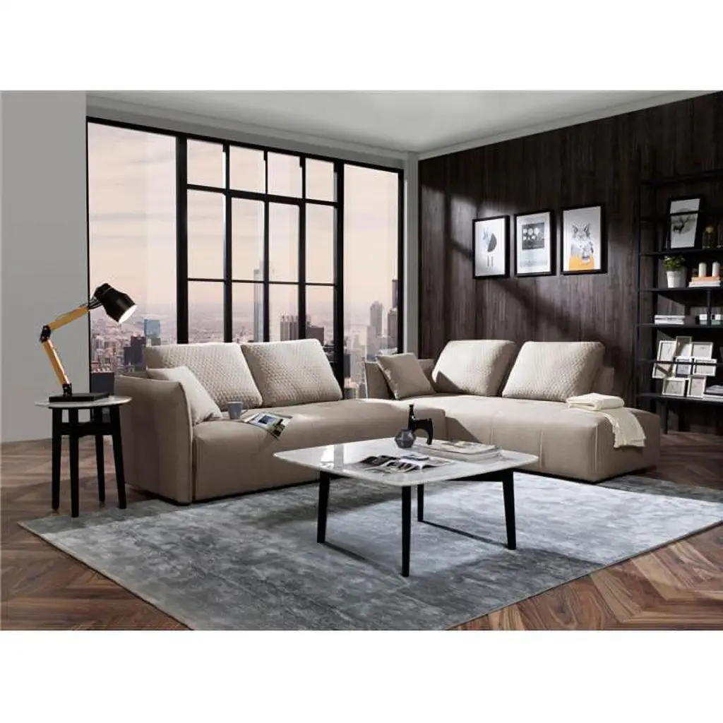 Mod Fabric Modular Sectional Sofa Bed Light Grey Small Spaces Fancy Fixtures