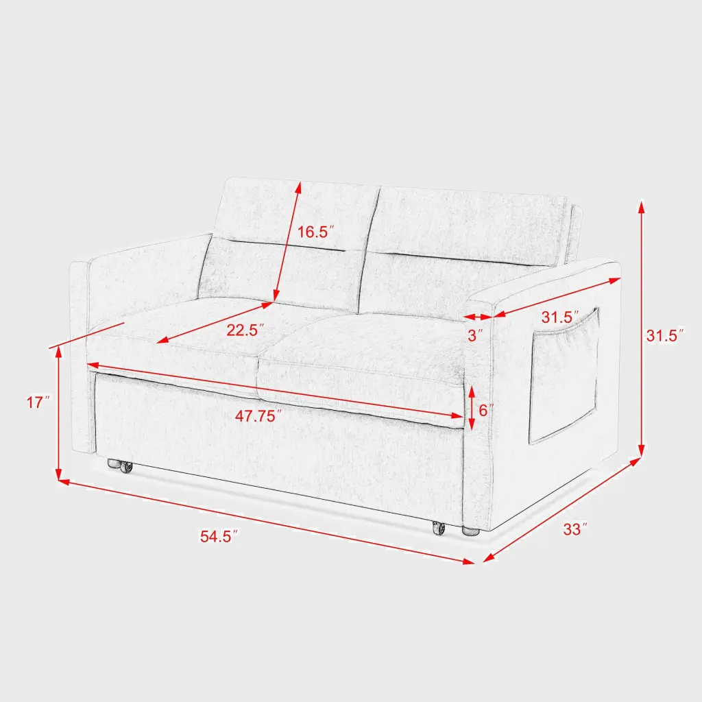 Loveseats Sofa Bed Pull-out Bed Comfortable 2-Seater Small Spaces Bed Bath & Beyond