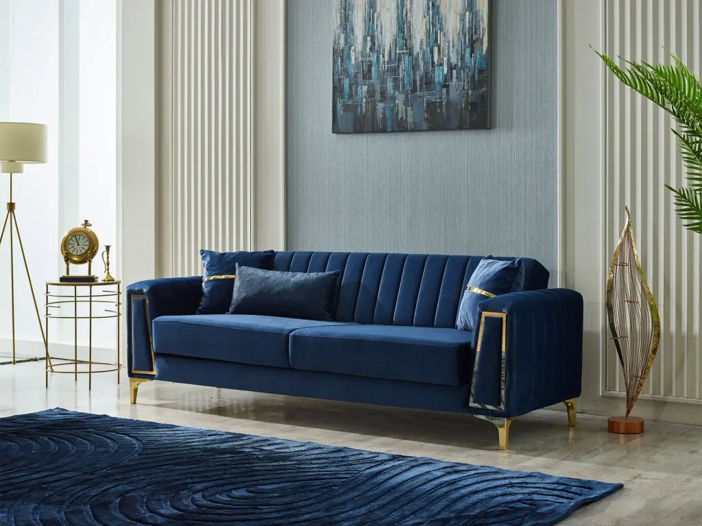 Toledo 86 Wide Convertible Sleeper Sofa Small Spaces ByAngel