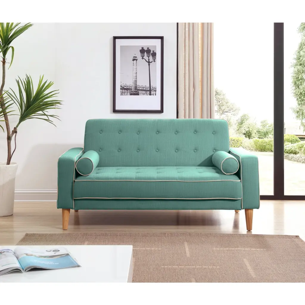 Maykoosh Global Greatness G833A-L Loveseat Bed 2 Boxes Teal