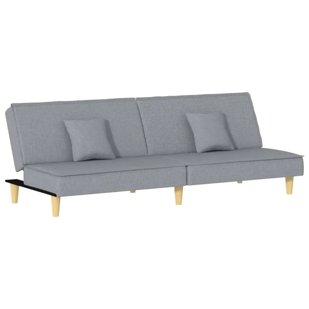 vidaXL Sofa Bed Modern Loveseat Sleeper Sofa Guest Bed Pillows Fabric