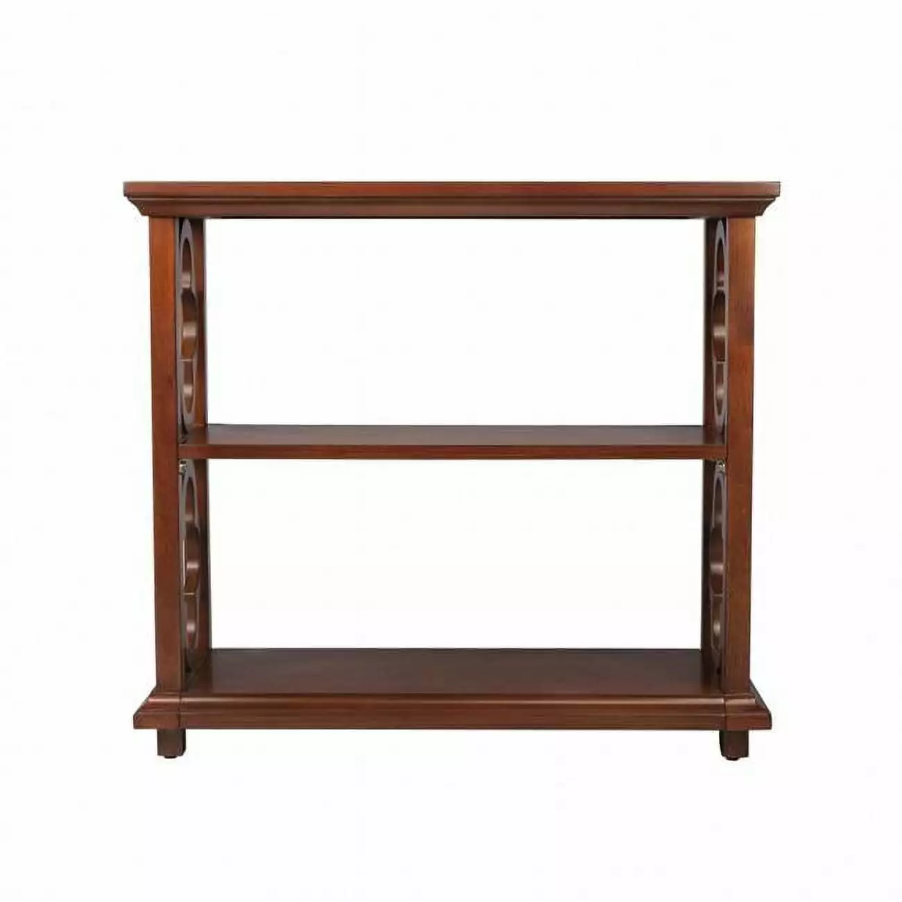 HomeRoots Paloma Small Brown Bookcase 27 x 30 x 13