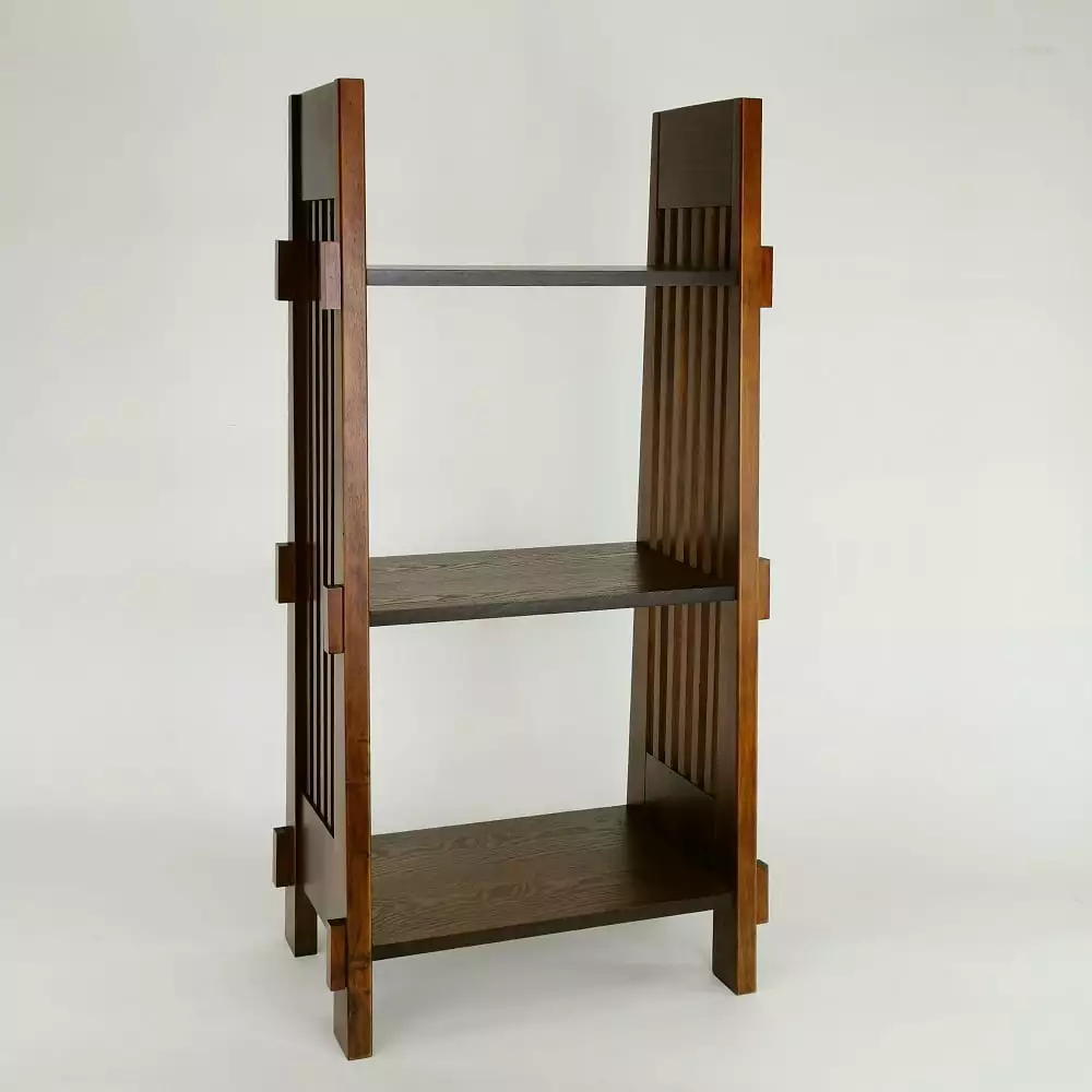 Wayborn 3 Shelf Bookcase Brown Compact Home or Office Storage Wayborn Home Furnishing