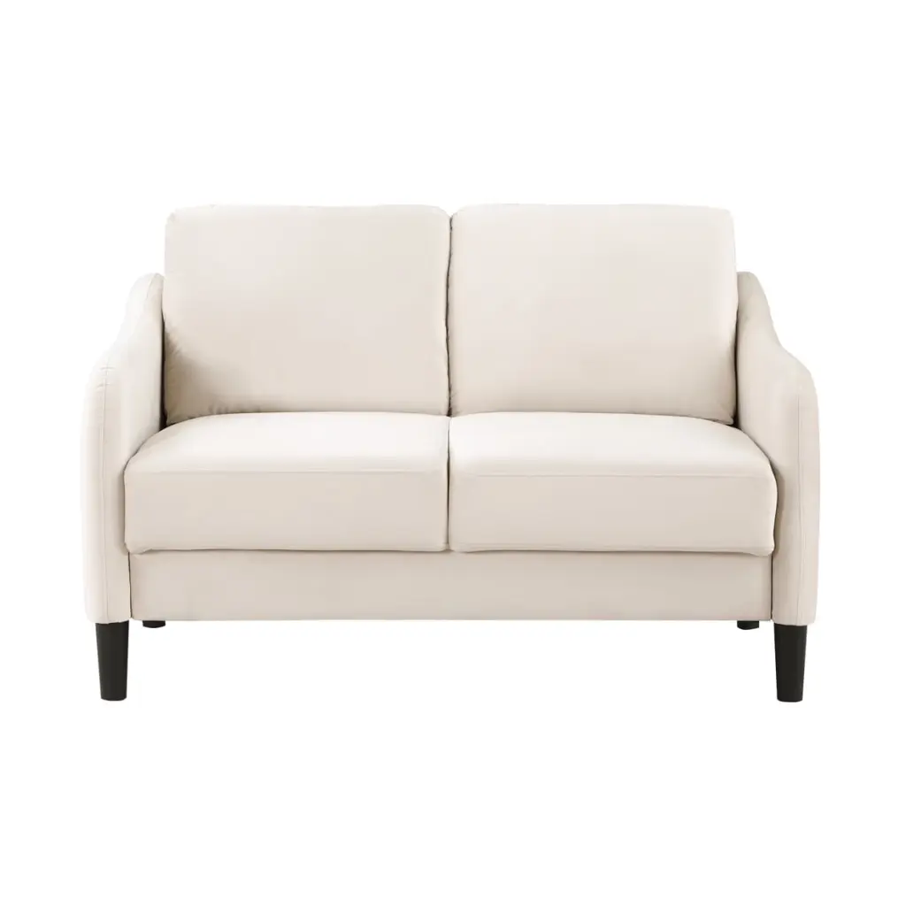 DeeHome 51.5 Inch Loveseat Sofa Small Spaces Beige