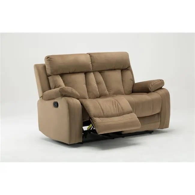 40 Inch Modern Beige Fabric Loveseat Space Saving Living Room Furniture KD Estanteria