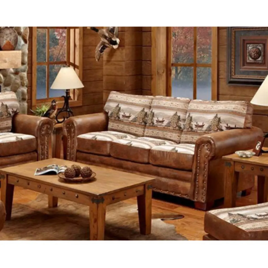 American Furniture Classics Alpine Lodge Sleeper Sofa Rustic Living Rooms