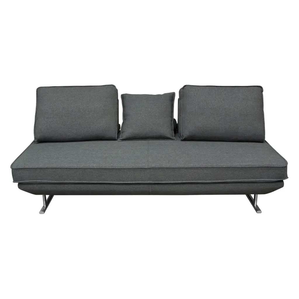 Diamond Sofa Dolce Lounge Seating Platform Moveable Backrest Grey Fabric