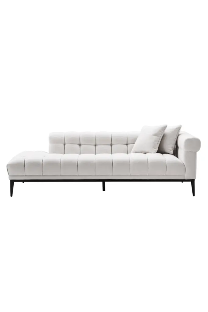 Eichholtz Aurelio White Tufted Sofa